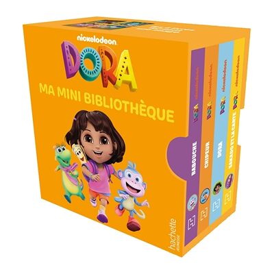 Nickelodeon Dora : ma mini bibliothèque - Publicité Nickelodeon Dora : ma mini bibliothèque - Publicité