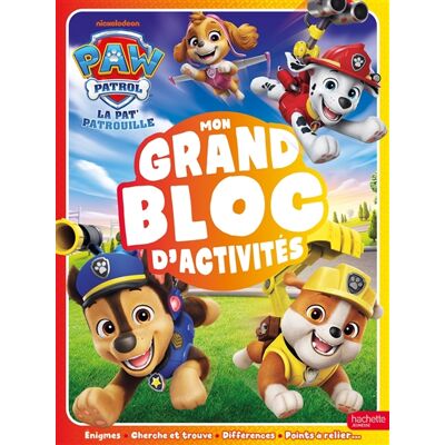 Nickelodeon La Pat' Patrouille - Mon grand bloc d'activités - Grand bloc d'activités - Publicité Nickelodeon La Pat' Patrouille - Mon grand bloc d'activités - Grand bloc d'activités - Publicité