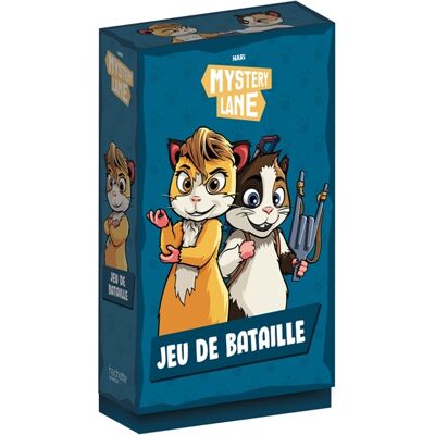 Mystery Lane - Boîte de cartes - Jeu de bataille - Publicité Mystery Lane - Boîte de cartes - Jeu de bataille - Publicité