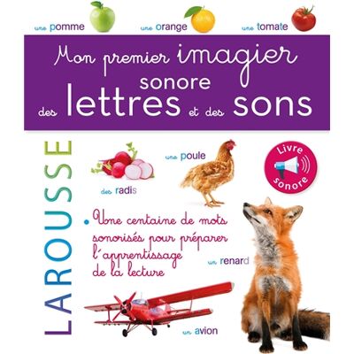 COLLECTIF Mon premier imagier sonore des lettres et des sons - Publicité COLLECTIF Mon premier imagier sonore des lettres et des sons - Publicité
