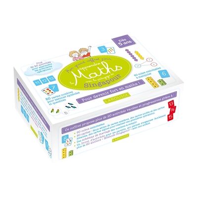 COLLECTIF Mon grand coffret pour apprendre les maths avec Montessori et la pédagogie de Singapour : plus de 20 activités pour apprendre les premières opérations ! : dès 5 ans - Publicité COLLECTIF Mon grand coffret pour apprendre les maths avec Montessori et la pédagogie de Singapour : plus de 20 activités pour apprendre les premières opérations ! : dès 5 ans - Publicité