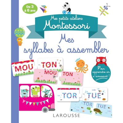 COLLECTIF Mes petits ateliers Montessori Mes syllabes à assembler - Publicité COLLECTIF Mes petits ateliers Montessori Mes syllabes à assembler - Publicité