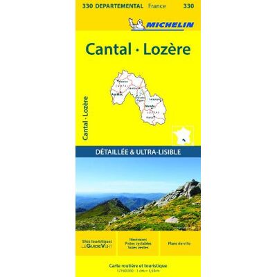 Cantal, Lozire - Michelin Local Map 330 - Publicité Cantal, Lozire - Michelin Local Map 330 - Publicité