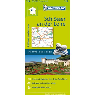 MICHELIN Carte Zoom Val de Loire et ses châteaux - Publicité MICHELIN Carte Zoom Val de Loire et ses châteaux - Publicité