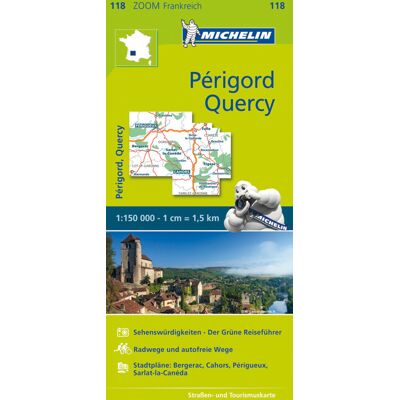 MICHELIN Quercy Perigord - Zoom Map 118 - Publicité MICHELIN Quercy Perigord - Zoom Map 118 - Publicité