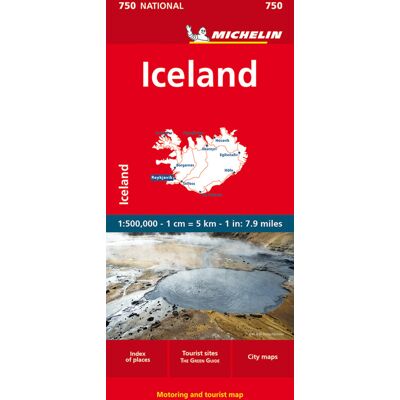 Iceland - - Michelin National Map 750 - Publicité Iceland - - Michelin National Map 750 - Publicité