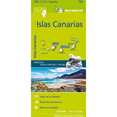 MICHELIN Iles Canaries - Zoom Map 125 - Publicité MICHELIN Iles Canaries - Zoom Map 125 - Publicité