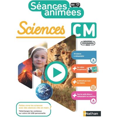Séances animées - Sciences CM - Guide + 40 séances à vidéoprojeter - Publicité Séances animées - Sciences CM - Guide + 40 séances à vidéoprojeter - Publicité