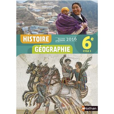 Histoire géographie 6e, cycle 3 : nouveau programme 2016 - Publicité Histoire géographie 6e, cycle 3 : nouveau programme 2016 - Publicité