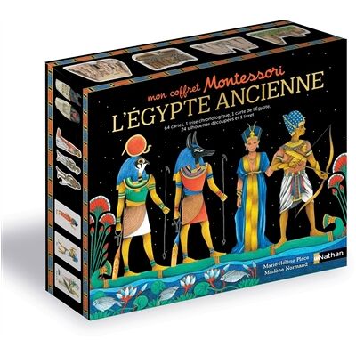 Marie-Hélène Place Coffret Montessori : L'Egypte ancienne - Publicité Marie-Hélène Place Coffret Montessori : L'Egypte ancienne - Publicité
