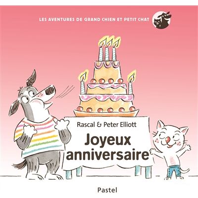 Rascal Les aventures de grand chien et petit chat - joyeux anniversaire - Publicité Rascal Les aventures de grand chien et petit chat - joyeux anniversaire - Publicité