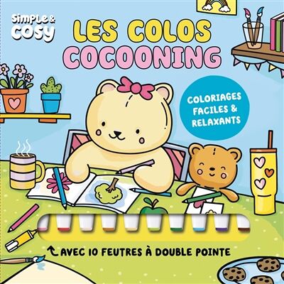 Les colos cocooning : coloriages faciles et relaxants - Publicité Les colos cocooning : coloriages faciles et relaxants - Publicité