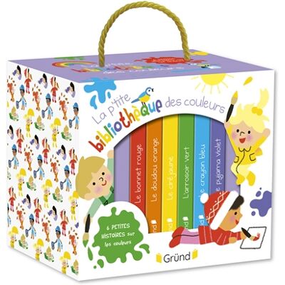 Aurélie Desfour La p'tite bibliothèque des couleurs : 6 petites histoires sur les couleurs - Publicité Aurélie Desfour La p'tite bibliothèque des couleurs : 6 petites histoires sur les couleurs - Publicité