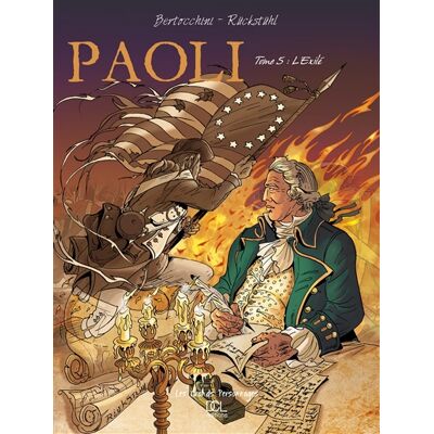Frédéric Bertocchini Paoli Tome 5 - L'exilé - Publicité Frédéric Bertocchini Paoli Tome 5 - L'exilé - Publicité