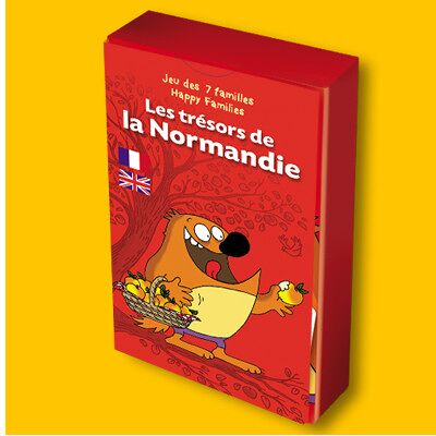 Les tresors de la normandie jeu des 7 familles - Publicité Les tresors de la normandie jeu des 7 familles - Publicité