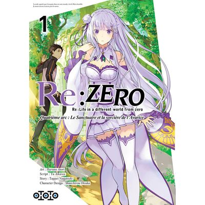 Yu Aikawa, Tappei Nagatsuki Re:Zero : Re:Life in a different world from zero : quatrième arc, le sanctuaire et la sorcière de l'avarice. Vol. 1 - Publicité Yu Aikawa, Tappei Nagatsuki Re:Zero : Re:Life in a different world from zero : quatrième arc, le sanctuaire et la sorcière de l'avarice. Vol. 1 - Publicité