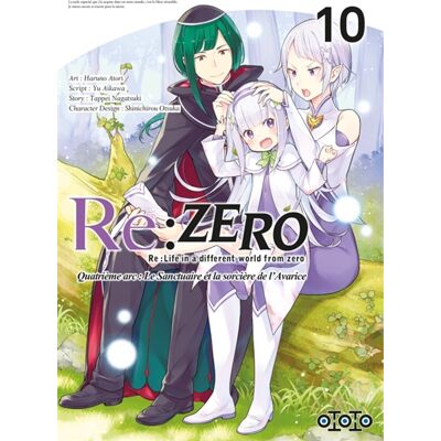 Yu Aikawa, Tappei Nagatsuki Re:Zero : Re:Life in a different world from zero : quatrième arc, le sanctuaire et la sorcière de l'avarice. Vol. 10 - Publicité Yu Aikawa, Tappei Nagatsuki Re:Zero : Re:Life in a different world from zero : quatrième arc, le sanctuaire et la sorcière de l'avarice. Vol. 10 - Publicité