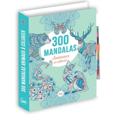 300 mandalas : animaux à colorier - Publicité 300 mandalas : animaux à colorier - Publicité