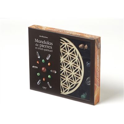 Julia Boschiero Coffret - Mandalas de pierres et éveil spirituel NE - Publicité Julia Boschiero Coffret - Mandalas de pierres et éveil spirituel NE - Publicité