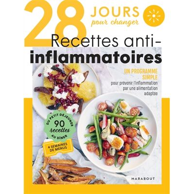28 jours pour changer, recettes anti-inflammatoires : un programme simple pour prévenir l'inflammation par une alimentation adaptée : 90 recettes, du petit déjeuner au dîner, 4 semaines de menus - Publicité 28 jours pour changer, recettes anti-inflammatoires : un programme simple pour prévenir l'inflammation par une alimentation adaptée : 90 recettes, du petit déjeuner au dîner, 4 semaines de menus - Publicité