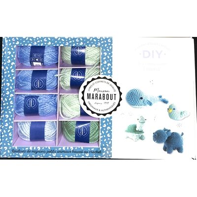 Marie-Noëlle Bayard Coffret - Le grand atelier crochet - Animaux kawaii - Publicité Marie-Noëlle Bayard Coffret - Le grand atelier crochet - Animaux kawaii - Publicité