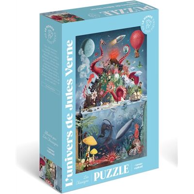Léa Chassagne Puzzle 1000 pièces - L'univers de Jules Verne - Publicité Léa Chassagne Puzzle 1000 pièces - L'univers de Jules Verne - Publicité