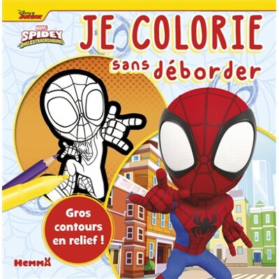 Collectif Marvel Spidey et ses amis extraordinaires : Je colorie sans déborder (Spidey) - Publicité Collectif Marvel Spidey et ses amis extraordinaires : Je colorie sans déborder (Spidey) - Publicité