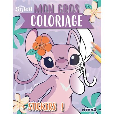 Collectif Disney Stitch : Mon gros coloriage + stickers ! (Angel) - Publicité Collectif Disney Stitch : Mon gros coloriage + stickers ! (Angel) - Publicité