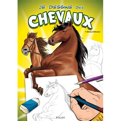 Thierry Beaudenon Je dessine des chevaux - Publicité Thierry Beaudenon Je dessine des chevaux - Publicité