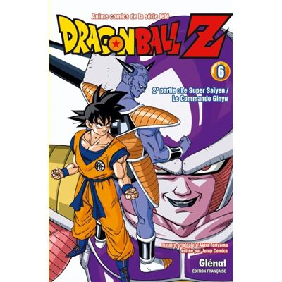 Akira Toriyama Dragon Ball Z : anime comics de la série télé : 2e partie, Le super Saïyen, le commando Ginyu. Vol. 6 - Publicité Akira Toriyama Dragon Ball Z : anime comics de la série télé : 2e partie, Le super Saïyen, le commando Ginyu. Vol. 6 - Publicité