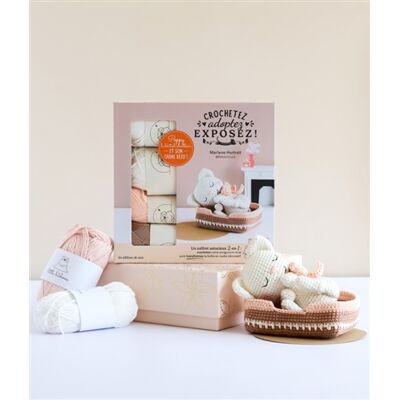 Marlène Hurtrait Crochetez, adoptez, exposez ! Coffret chat : Poppy le bristish - Publicité Marlène Hurtrait Crochetez, adoptez, exposez ! Coffret chat : Poppy le bristish - Publicité