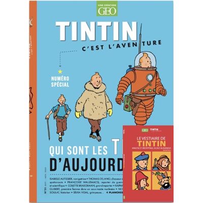 Collectif Tintin c'est l'aventure n°25 - Qui sont les Tintin d'aujourd'hui ? - Offre jumelée - Publicité Collectif Tintin c'est l'aventure n°25 - Qui sont les Tintin d'aujourd'hui ? - Offre jumelée - Publicité