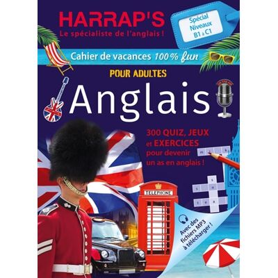COLLECTIF Cahier de vacances anglais Harrap's : adultes - Publicité COLLECTIF Cahier de vacances anglais Harrap's : adultes - Publicité