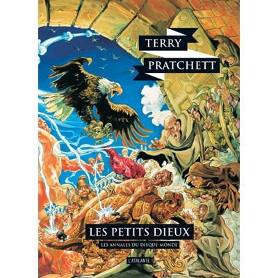 Terry Pratchett Les annales du Disque-monde. Vol. 13. Les petits dieux - Publicité Terry Pratchett Les annales du Disque-monde. Vol. 13. Les petits dieux - Publicité