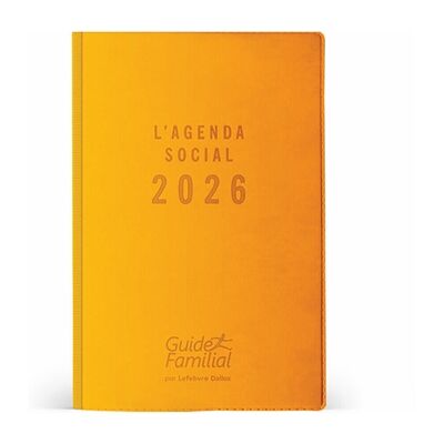 Collectif L'agenda social 2026 - Edition Jaune Kumquat - Publicité Collectif L'agenda social 2026 - Edition Jaune Kumquat - Publicité