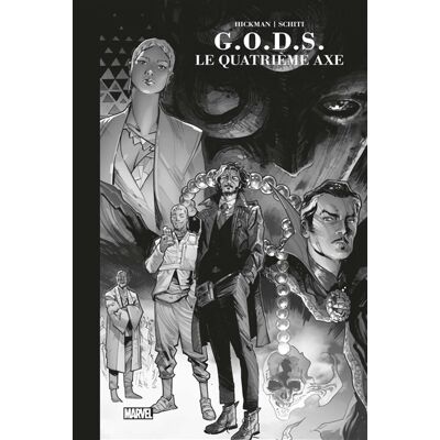 Jonathan Hickman G.O.D.S. : Le Quatrième Axe - Edition Noir & Blanc limitée - Publicité Jonathan Hickman G.O.D.S. : Le Quatrième Axe - Edition Noir & Blanc limitée - Publicité