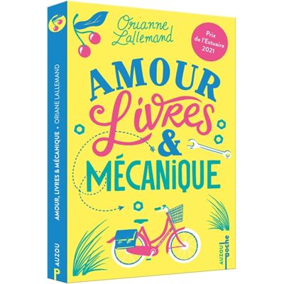 Orianne Lallemand Amour, livres et mécanique - Publicité Orianne Lallemand Amour, livres et mécanique - Publicité