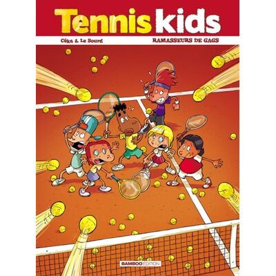 Céka Tennis kids - tome 01 - nouvelle édition - Ramasseurs de gags - Publicité Céka Tennis kids - tome 01 - nouvelle édition - Ramasseurs de gags - Publicité