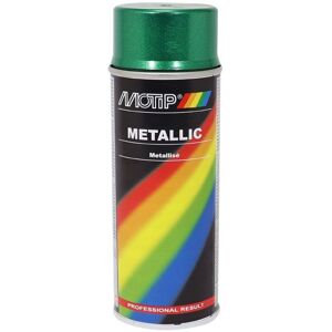 Bombe de peinture métallisée vert Motip 400ml (Aérosol) - Publicité Bombe de peinture métallisée vert Motip 400ml (Aérosol) - Publicité