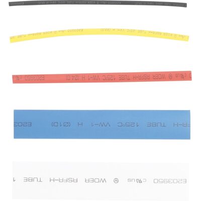 Assortiment de gaines thermo-rétractables BGS couleurs 100 pièces - Publicité Assortiment de gaines thermo-rétractables BGS couleurs 100 pièces - Publicité