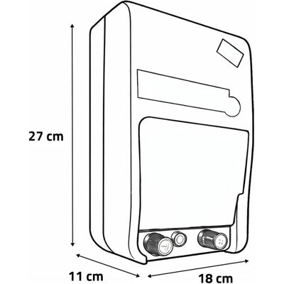 Chapron-Lemenager Electrificateur connecté eCONTROL S 10000 - 200 km - 13500V - Chapron Connect - Publicité Chapron-Lemenager Electrificateur connecté eCONTROL S 10000 - 200 km - 13500V - Chapron Connect - Publicité