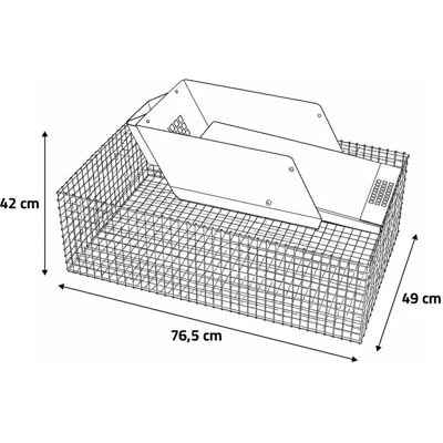 Piège à rats et ragondins multiprises métal - Publicité Piège à rats et ragondins multiprises métal - Publicité