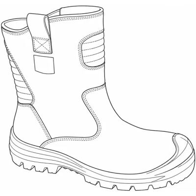 Bottes de sécurité Mayon S3S - Homme - Marron - Publicité Bottes de sécurité Mayon S3S - Homme - Marron - Publicité