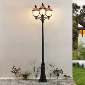 Lindby Clint lampadaire d'extérieur, à 3 lampes