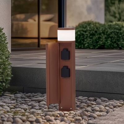 Lampe extérieure Corban de Lucande - Aluminium anti-rouille - IP44 - Publicité Lampe extérieure Corban de Lucande - Aluminium anti-rouille - IP44 - Publicité