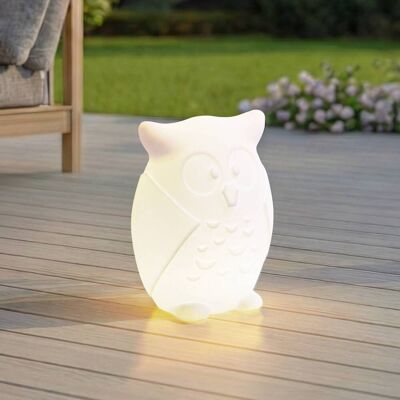 Luminaire LED rechargeable Lindby Errol, chouette, blanche, RGBW, IP54 Errol Lindby, dimmable, blanc, Chambre d'enfant, Matière Plastique, Moderne - Publicité Luminaire LED rechargeable Lindby Errol, chouette, blanche, RGBW, IP54 Errol Lindby, dimmable, blanc, Chambre d'enfant, Matière Plastique, Moderne - Publicité