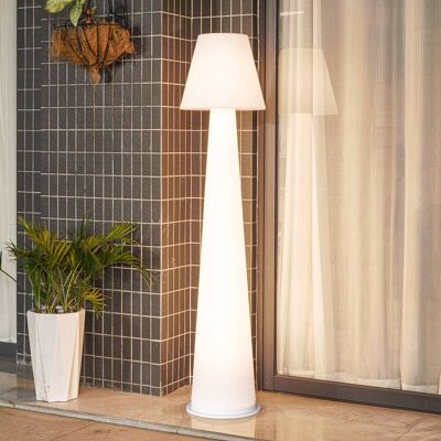 Lampe Extérieure Blanche Gauri de Lucande - Lampe LED - Publicité Lampe Extérieure Blanche Gauri de Lucande - Lampe LED - Publicité