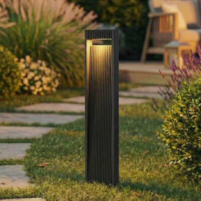 Borne lumineuse extérieur Tavion Lucande, noir, Aluminium, Moderne, Eclairage Exterieur LED - Publicité Borne lumineuse extérieur Tavion Lucande, noir, Aluminium, Moderne, Eclairage Exterieur LED - Publicité