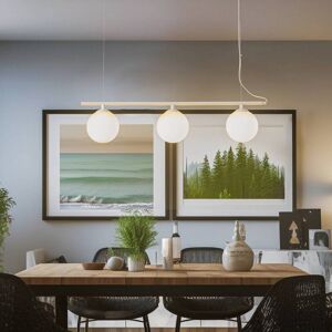 Suspension blanche Aldex Beryl - Lumière moderne en verre et métal - Publicité Suspension blanche Aldex Beryl - Lumière moderne en verre et métal - Publicité