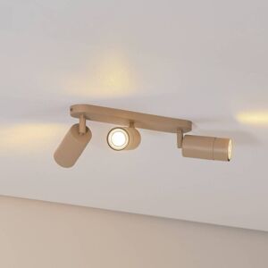 Spot pour plafond Link, beige, longueur 33 cm, à 3 lampes. Link Luminex, dimmable, beige, Salon / Salle à manger, Métal, Moderne, Projecteur halogène - Publicité Spot pour plafond Link, beige, longueur 33 cm, à 3 lampes. Link Luminex, dimmable, beige, Salon / Salle à manger, Métal, Moderne, Projecteur halogène - Publicité